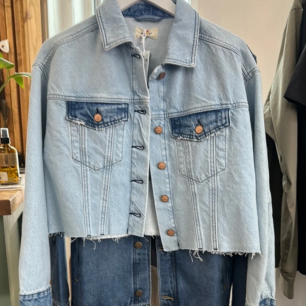 NEW Marine layer ray denim jacket - Picture 4 of 8